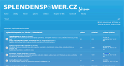 Desktop Screenshot of forum.splendenspower.cz